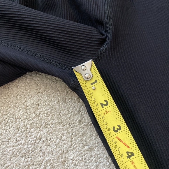 Athleta Salutation Rib Jogger Women’s Sz Medium Black High Rise Stretch Pockets - Picture 8 of 11